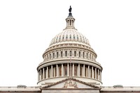 Us capitol dome landmark architecture authority. AI generated Image by rawpixel.