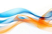 Blue and orange ribbons backgrounds pattern smoke.