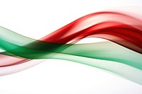 Green and red ribbons backgrounds white background futuristic.