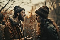 Husband and wife having arguments adult human togetherness. AI generated Image by rawpixel.