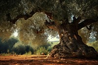 Big Olive Tree tree landscape outdoors.