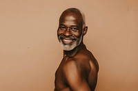 African american man portrait adult smile.