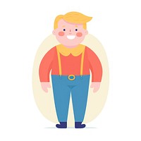 Father cartoon white background representation. AI generated Image by rawpixel.