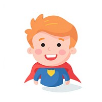  Happy boy face cartoon cute toy. AI generated Image by rawpixel.