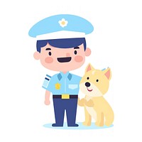  Policeman dog cartoon mammal. AI generated Image by rawpixel.