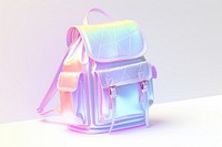 School bag illuminated accessories futuristic.