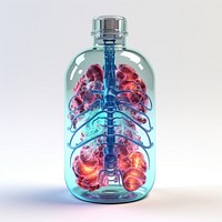 Glass perfume bottle biochemistry.