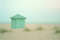 Beach hut architecture building outdoors. AI generated Image by rawpixel.