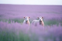 Lamb eat gras grassland livestock outdoors.