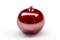 Cherry Chrome material shiny shape apple.
