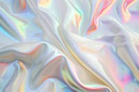 Holographic white fabric texture backgrounds rainbow abstract.