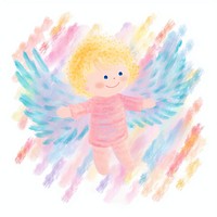 Angel angel baby toy. AI generated Image by rawpixel.