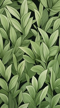  Sage green plants leaves pattern nature leaf. AI generated Image by rawpixel.