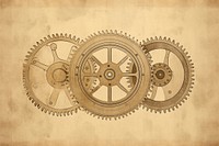 Illustration of gear backgrounds wheel clockworks.