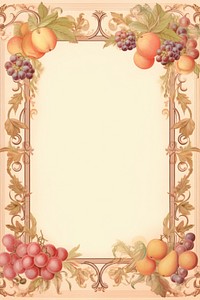 Fruits frame backgrounds painting plant.