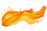 Splash orange color backgrounds paint white background.