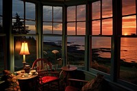 Window see lighthouse furniture nature chair.