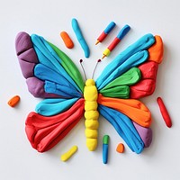 Plasticine of butterfly creativity medication variation.