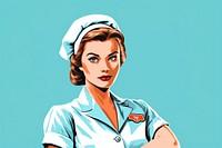 Nurse adult portrait standing.