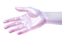 Hand finger pink white background. AI generated Image by rawpixel.