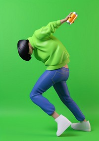 Person with can footwear photography exercising. AI generated Image by rawpixel.