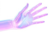 Hand finger purple pink. AI generated Image by rawpixel.