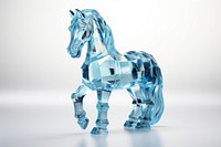Chess knight horse shape crystal animal mammal.