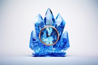 Clock shape crystal gemstone jewelry.