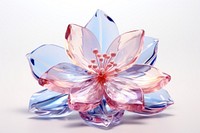 Crystal spring flower pastel gemstone jewelry petal.