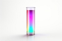 Science test tube glass cylinder purple.