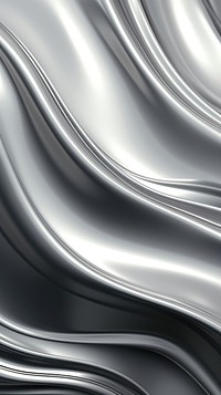  Silver Liquid Metallic Wavy Background backgrounds silver metal. AI generated Image by rawpixel.