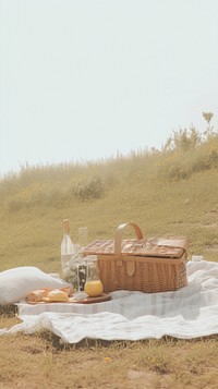 Picnic tranquility accessories relaxation. AI generated Image by rawpixel.