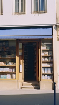 Book shop publication street architecture.