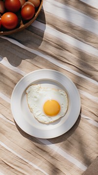 Breakfast plate food egg. AI generated Image by rawpixel.