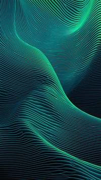  Curved lines green pattern nature. AI generated Image by rawpixel.