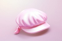 Beret hat pink xiaolongbao headwear. AI generated Image by rawpixel.