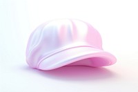 White pink cap white background. AI generated Image by rawpixel.
