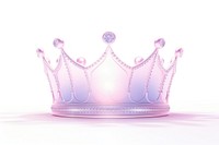 Crown tiara pink white background. AI generated Image by rawpixel.