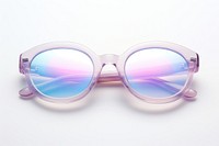 Glasses sunglasses pink white background. AI generated Image by rawpixel.