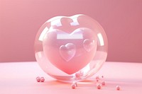 Valentine pink transparent medication. AI generated Image by rawpixel.