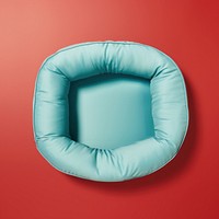 Pet bed inflatable relaxation turquoise. AI generated Image by rawpixel.