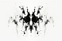 Inkblot backgrounds white white background. AI generated Image by rawpixel.