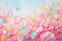  Bubbles pattern backgrounds transparent. AI generated Image by rawpixel.