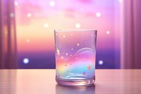  Glass purple refreshment transparent. AI generated Image by rawpixel.
