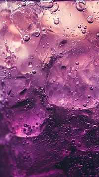 Purple soda softdrink rain condensation transparent.
