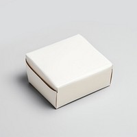 Takeaway food container box  with Monte Cristo Sandwich and blank label  packaging cardboard carton white.