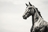 Horse statue stallion animal mammal.