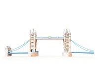 London bridge architecture landmark white background.
