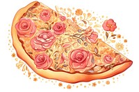 Pizza plant food rose.