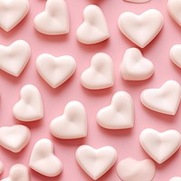 Heart-shaped soap confectionery backgrounds dessert.